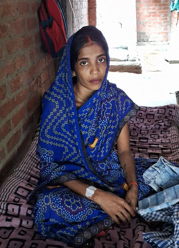 Chandra Kumari, vegetables shop owner supported by LISF
