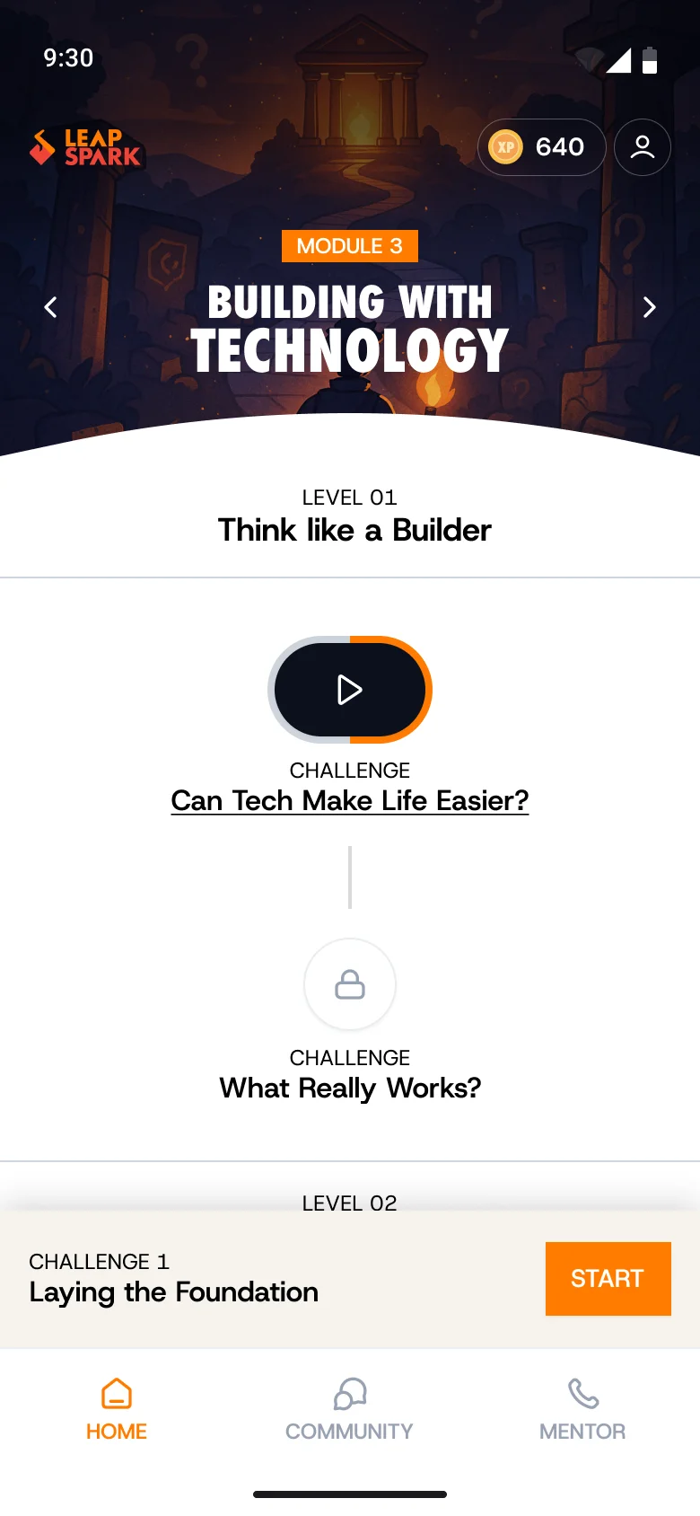 Leap Spark app - 🗣️ Impact Storytelling